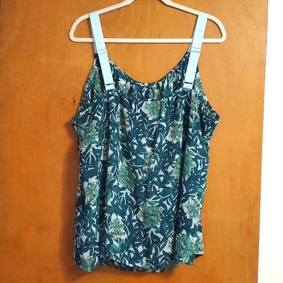 Floral Ribbon Strap Top - Picture 4 of 5